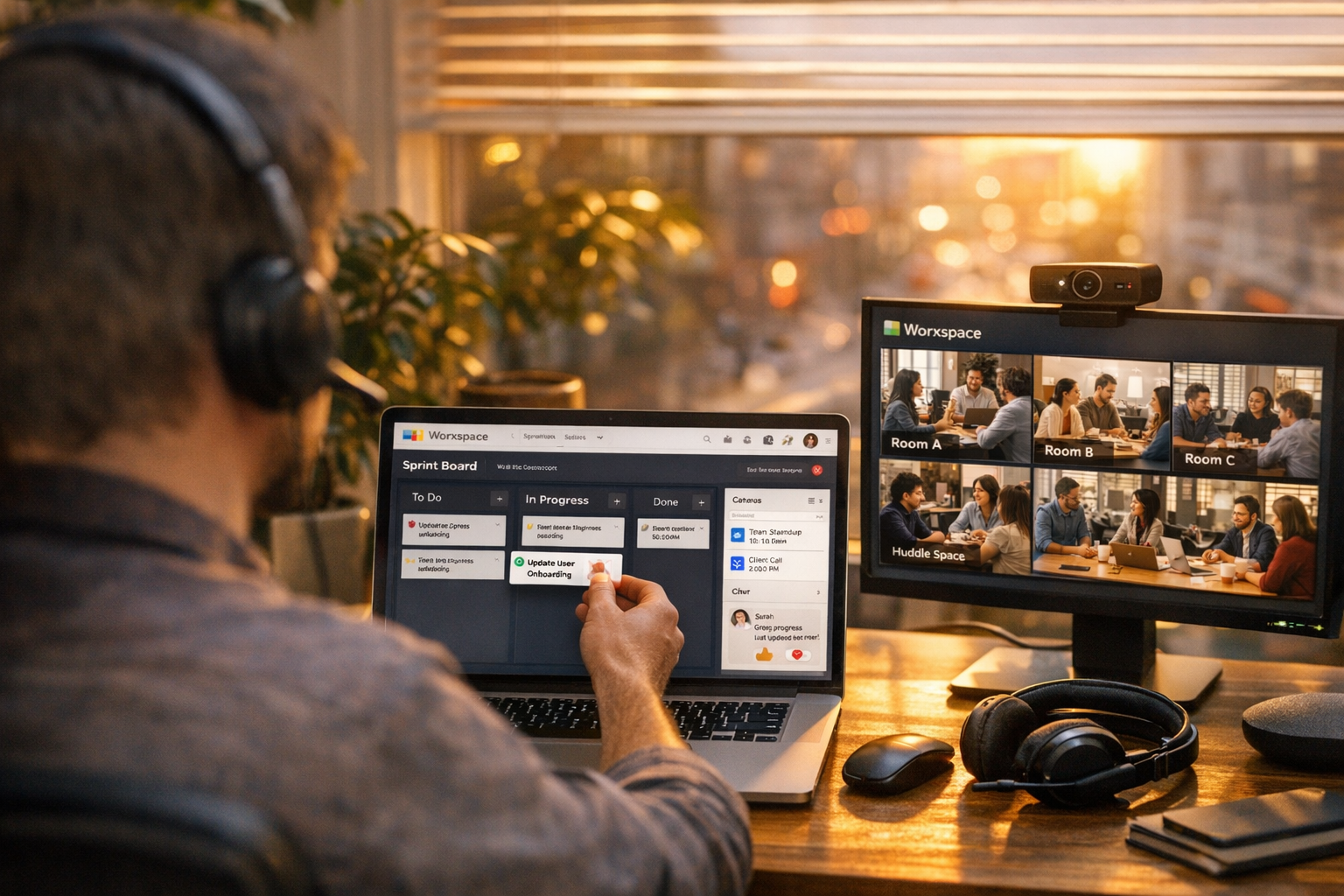 Efficiënte samenwerking in hybride werkomgeving