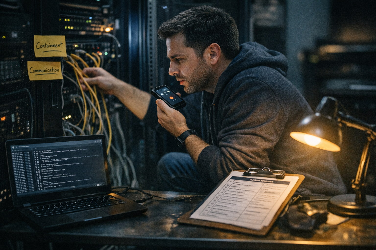 Incident response team meeting