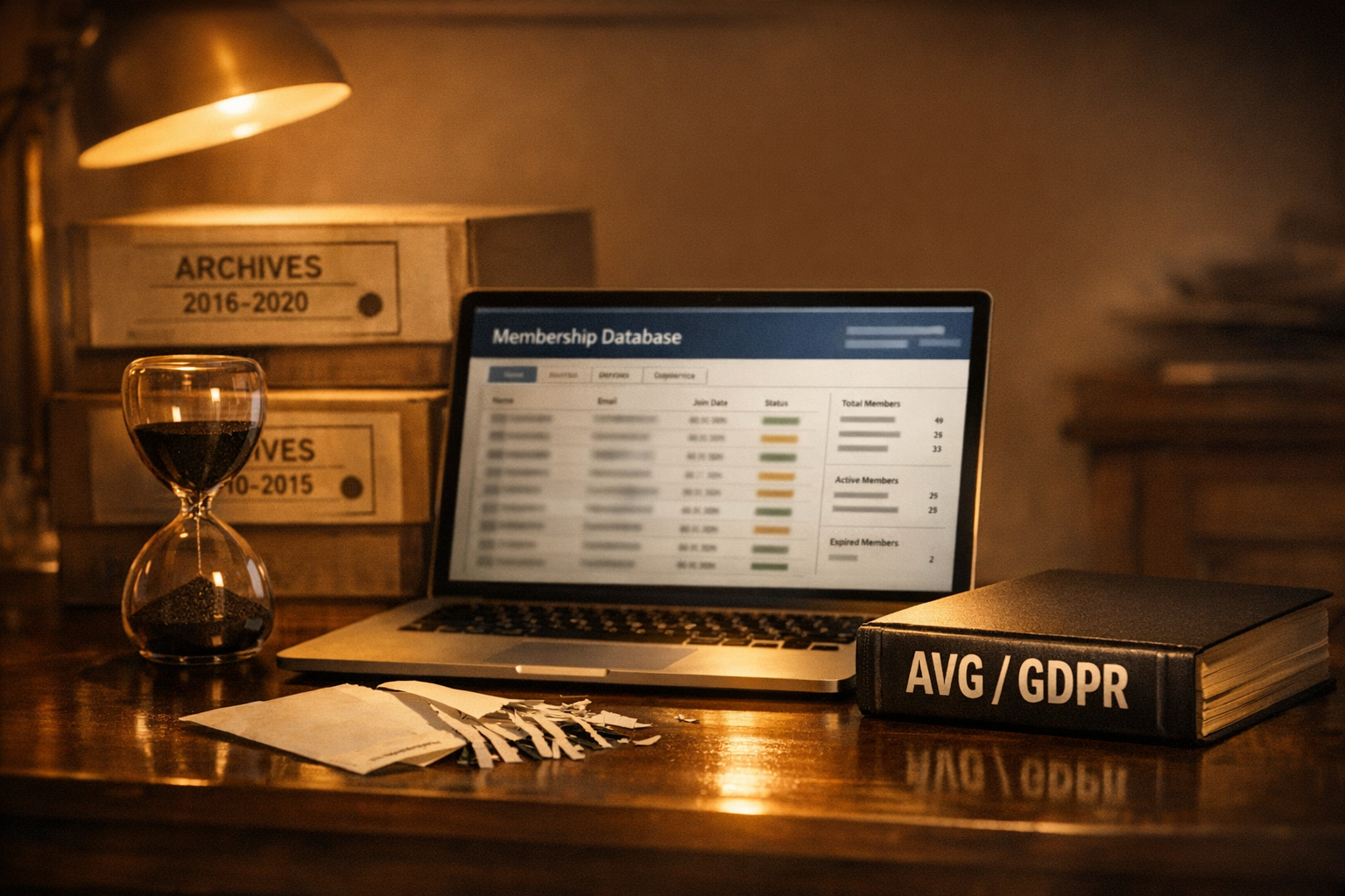 AVG bewaartermijnen vereniging