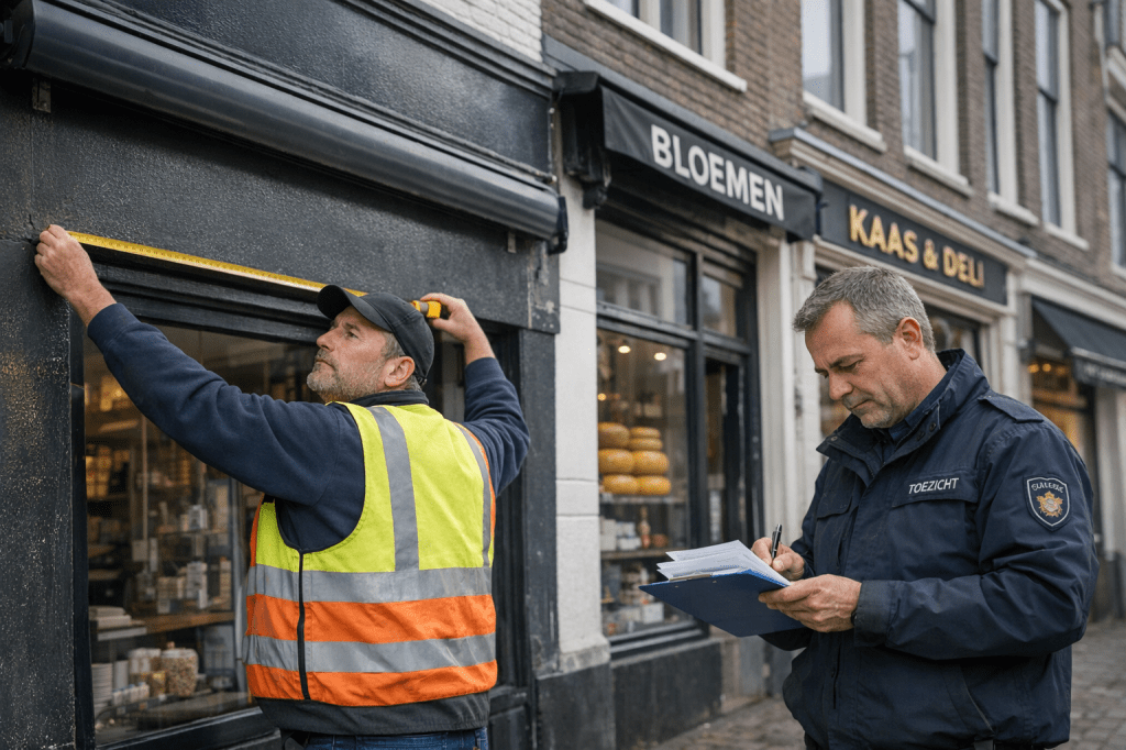 Hoe regel je de vergunningen en plaatsingsvoorschriften voor bordenbouw aan je gevel of op je&nbsp;terrein?