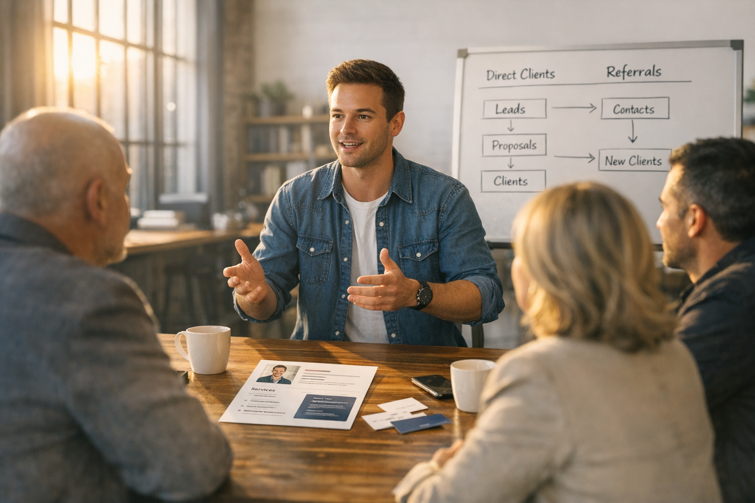 Netwerken voor freelance opdrachten