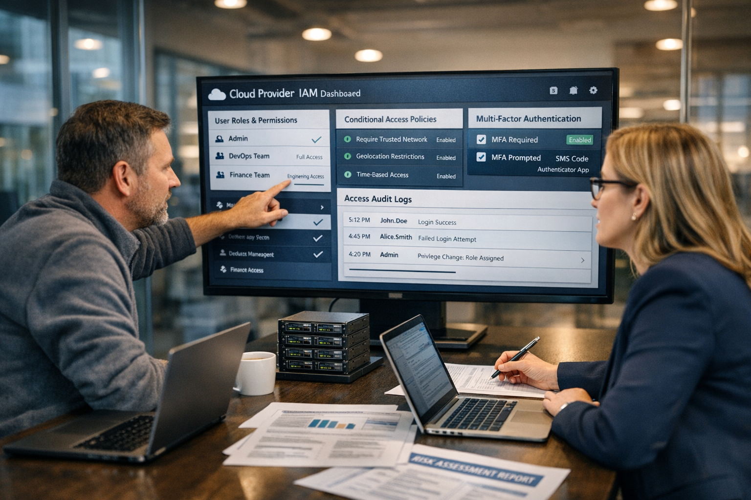 Identity and access management in de cloud