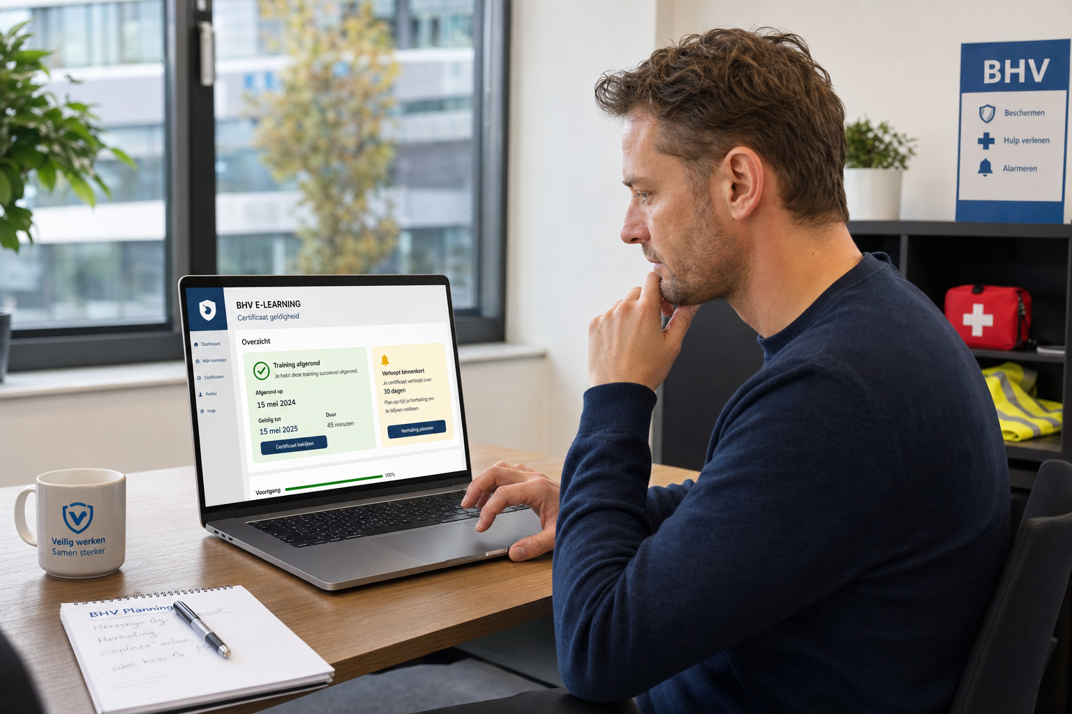 BHV e-learning certificaat geldigheid