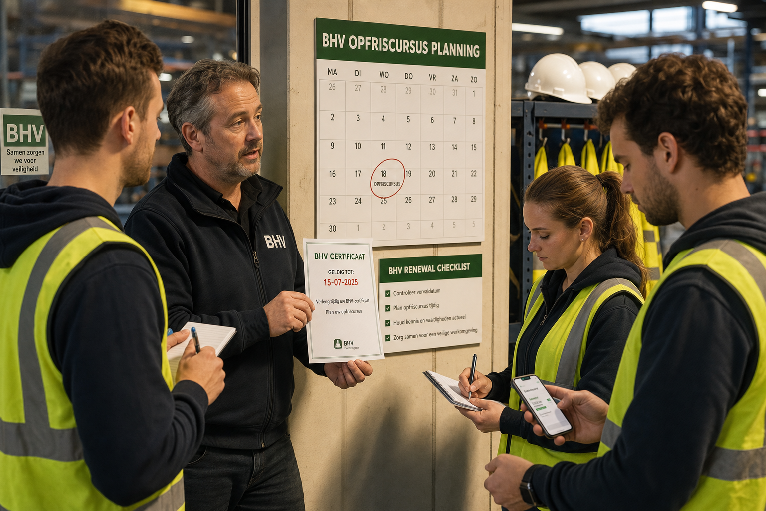 BHV herhaling planning