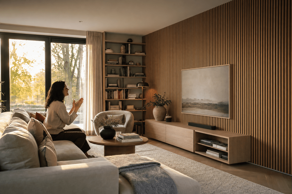 Welke akoestische voordelen biedt een wandpaneel houtlook en in welke ruimtes merk je het verschil het&nbsp;meest?
