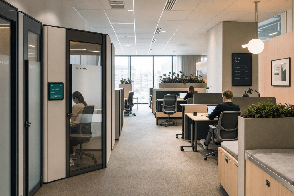 Hoe richt je een hybride kantoor in zodat zowel focuswerk als samenwerken optimaal wordt&nbsp;ondersteund?