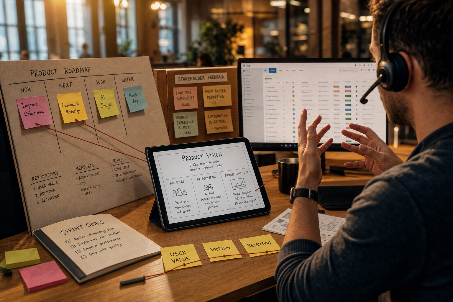 Alignment stakeholders ontwikkelteam product